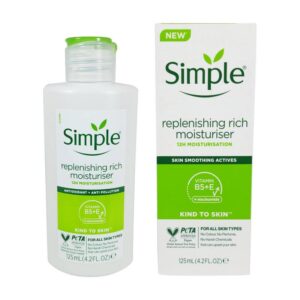 آبرسان و مرطوب کننده سیمپل مدل ریچ Simple replenishing rich moisturiser - 125ml