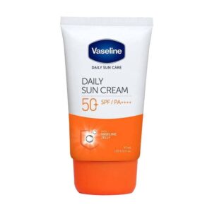 کرم ضد آفتاب بی رنگ وازلین SPF50 روزانه