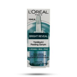 سرم پیلینگ لایه بردار و ضد جوش 25% لورآل مدل BRIGHT REVEAL حجم 25 میل