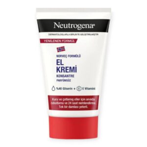 کرم مرطوب کننده دست تیوپی نوتروژینا NEUTROGENA مدل EL KREMI (قرمز) حجم 50 میلی لیتر